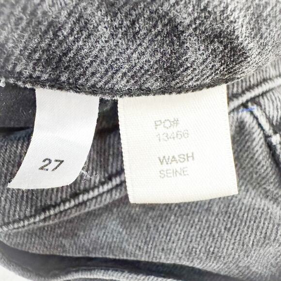 Reformation Button Fly Raw Hem Denim Cutoff Short Jeans Seine Size 27 - Picture 4 of 5